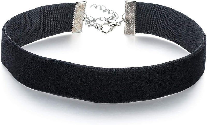 AnalysisyLove Gothic Black Velvet Choker Necklace for Women, Valentines Day Birthday Gifts, Halloween Cosplay Jewelry - Image 1